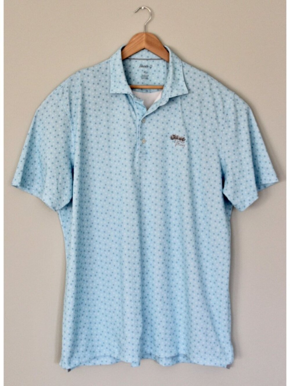 TORREY PINES Golf Course Johnnie-O Blue Golf Polo Shirt, Size XL San Diego
